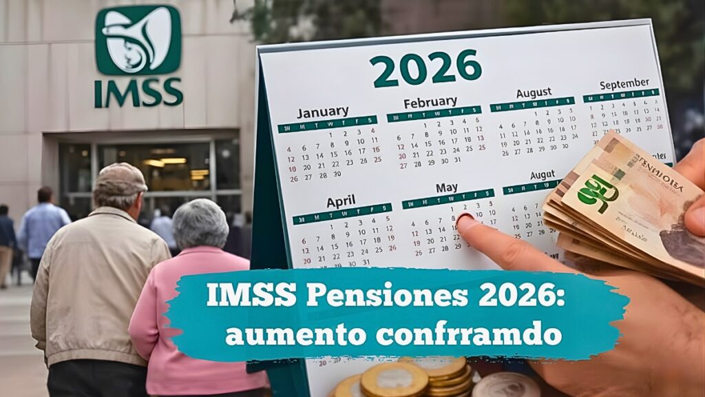 IMSS Pensiones 2026: aumento confirmado, calendario de pagos y quiénes califican