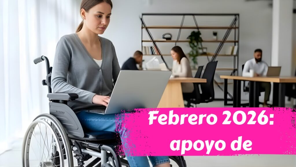 Febrero 2026: apoyo de $3,000 para personas con discapacidad, registro y fechas de pago